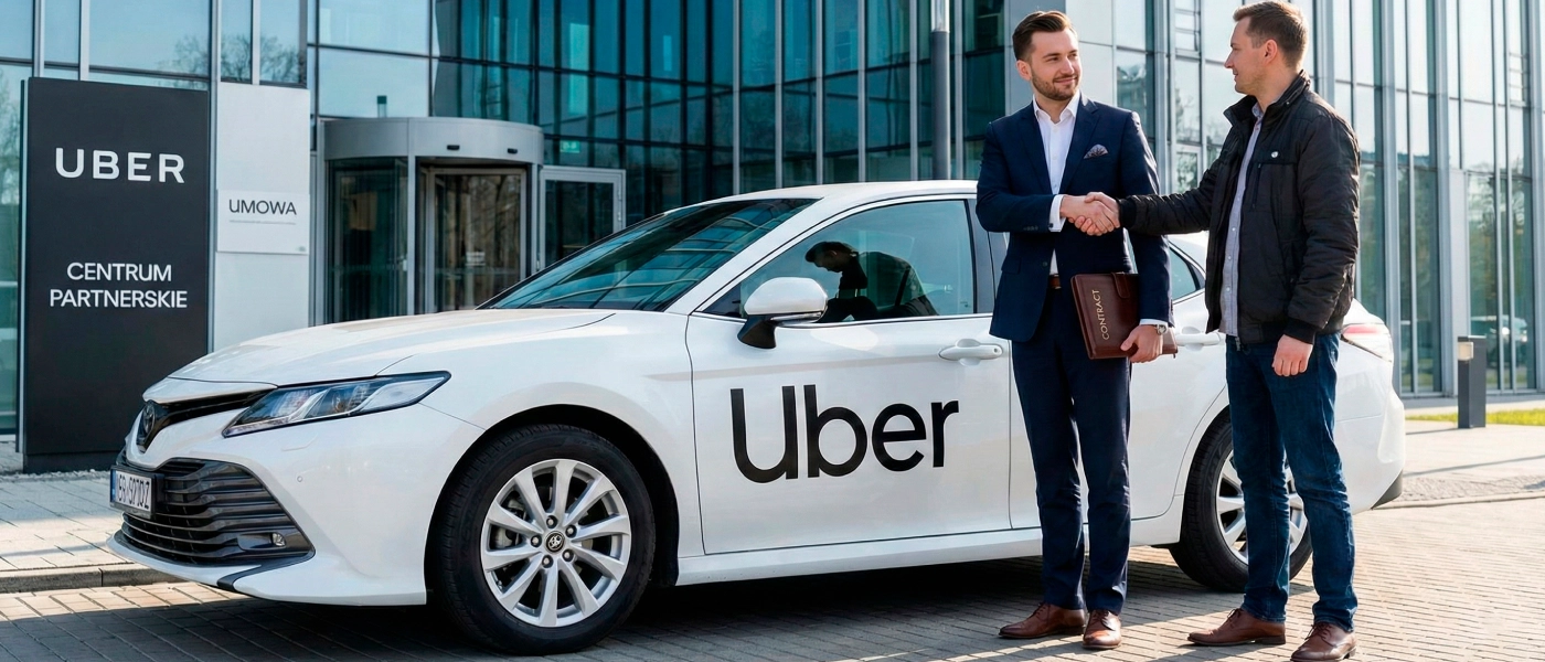 Jak zostać kierowcą Uber z własnym samochodem bez rejestracji działalności w Polsce